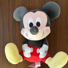 【新品】ミッキーマウス ぬいぐるみ 大 中 2体セットの画像