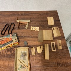 稀少当時物　雪上車　ペンギン号【木製模型】PENGUIN SOW BOATの画像