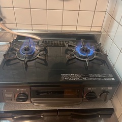 リンナイ 2口ガスコンロ（都市ガス用）+おまけの画像