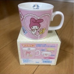 マイメロディ　子ども用陶器マグカップの画像