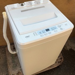 配達設置無料 アクア 洗濯機 4.5kg 高濃度クリーン洗浄 風乾燥機能付の画像