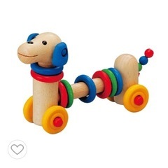 友愛玩具 木のおもちゃ ラトリングドッグ 20108 TY-2423の画像