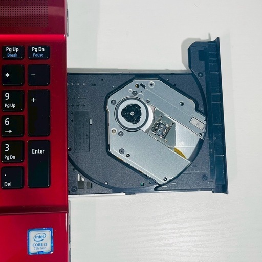 【開店セール✨】鮮やかレッド×高画質フルHD！ LAVIE / 8GB SSD512GB / Blu-ray搭載 / Windows1
