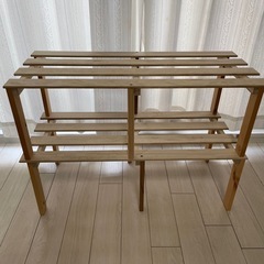 棚　収納棚　２つセット　食器棚　の画像