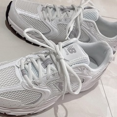 未使用 New Balance ニューバランス 530 スニーカー 現行モデル スニーカー メッシュ ホワイト 23.5の画像