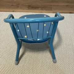 値下げました！　豆イス　星柄　子供イス　トップバリューの画像