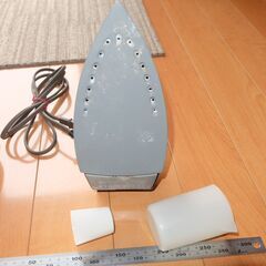 昭和レトロ ナショナル 松下電器 スチームアイロン NI-700SF レッド 赤 レトロ家電 アンティークの画像