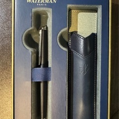 未使用！Waterman ボールペン レザーケース付きの画像