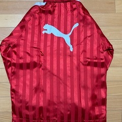 PUMA ジャージ　赤　レッドストライプの画像