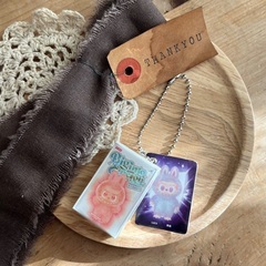 【取引決定】新品未開封　POP MART ラブブ　エナジー　紫　LUCKの画像