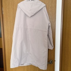 【レディース】 フード付き　トレンチコート　ロングコート　Lの画像