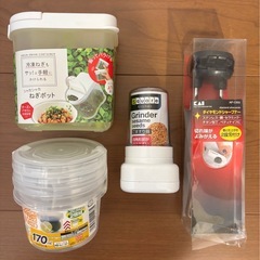 【新品未使用&美品】キッチン用品 小物 貝印ダイヤモンドシャープナー付き 19点セットの画像