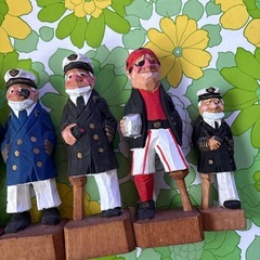 木の人形 海賊の画像