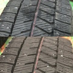 軽自動車 14インチ 22年 VRX3 ブリヂストン スタッドレス ウェッズジョーカー　4本セットの画像