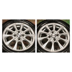 軽自動車 14インチ 22年 VRX3 ブリヂストン スタッドレス ウェッズジョーカー　4本セットの画像