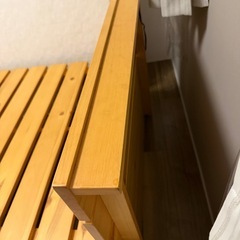 【引き取り12/1〜】東京インテリア　シングル　すのこベッドの画像