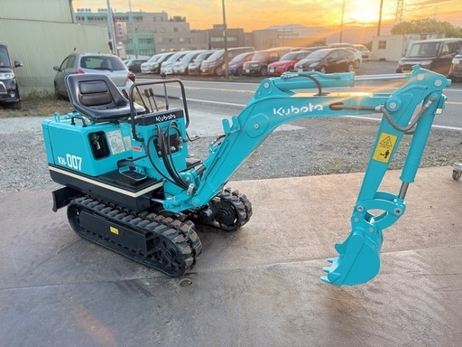 クボタ ミニユンボ　KH-007★ ゴムキャタ　0.7トンクラス　　全国陸送可能　下取りOK