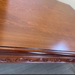 ⭐️大判　こたつ　広々ファミリー向け　高級感　レトロ　　約120cm 掛け90cmの画像