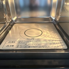 未使用品アイリスオーヤマ オーブンレンジ 18L フラットテーブル ヘルツフリーの画像