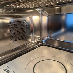 未使用品アイリスオーヤマ オーブンレンジ 18L フラットテーブル ヘルツフリーの画像