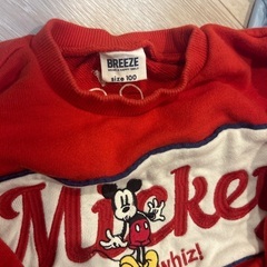 ミキハウスジャケット　と　ミッキートレーナー　100サイズの画像