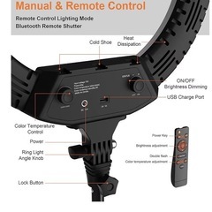LEDリモコンリングライトの画像
