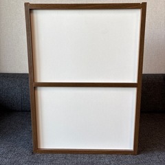 カラーボックス　2段　収納家具　ダークブラウン　
焦茶の画像