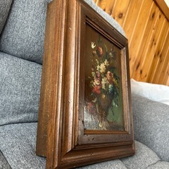 お花絵の額型収納ケースの画像