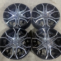 
CRIMSON MYRTLE BULLHORN クリムソン マーテル ブルホーン ブラックポリッシュ 20インチ 8.5J +45 10-108/114.3 アルミホイール 4本の画像