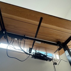 【昇降デスク】ErGear電動昇降脚＋オーク天板の画像