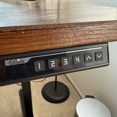 【昇降デスク】ErGear電動昇降脚＋オーク天板の画像