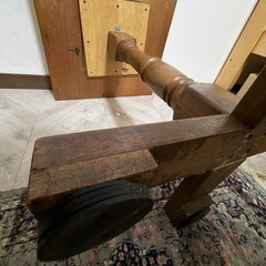 木製　カフェテーブル　お洒落　ヴィンテージ　レトロ　家具　クラシック家具の画像