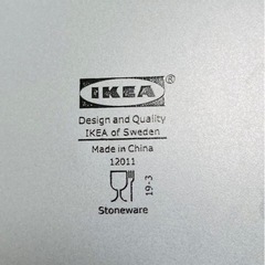 IKEA大皿6枚、小皿6枚、コップ5つの画像