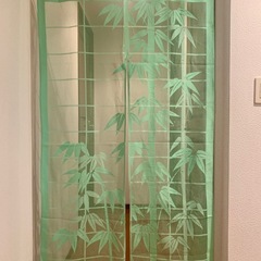 美品 のれん　暖簾　間仕切り カーテン　⑦の画像
