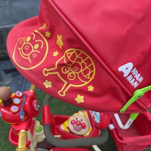 アンパンマン 三輪車 それいけ! アンパンマンデラックスII レッド