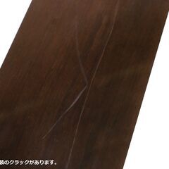 ≪zyt2593ジ≫ シギヤマ家具工業 ダイニングテーブル 幅155cm 奥行85cm 高さ70cm ハイグロス/ホワイト/ダークブラウン/木目/IDC大塚/4人用/2人用/中古家具/宮城県仙台市 071101-06の画像