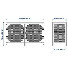 IKEA テレビ台 フィエルボの画像