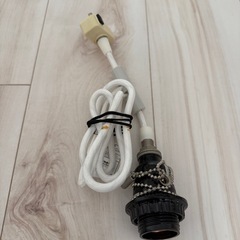 ペンダントソケット2つ(LED1つ付き)の画像