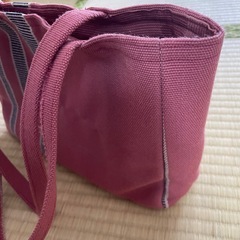 くすみカラー 浴衣帯 リメイク トートバッグの画像