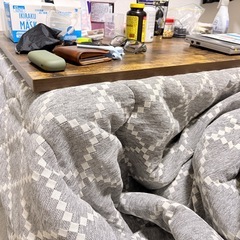 こたつ掛ふとん長方形（KK2207 GY）の画像