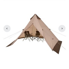 ロゴス/Vポール Tepee400-BB テントの画像