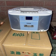TOSHIBA CD/AM&FMラジオ・カセットレコーダー/CDラジカセの画像