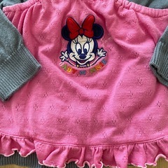 【80】ミニーちゃん H&M 長袖 2枚セットの画像