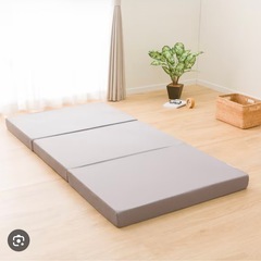 三つ折りボリュームマットレス 10cm シングル（XM002）の画像