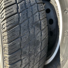 ハスラー　ホイール　タイヤセット　デイトナ　ホワイトリボン　軽自動車の画像