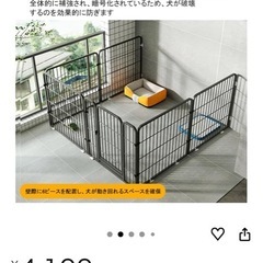 小型犬様ホワイトサークルの画像