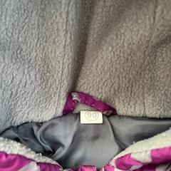 パープルドット柄ジャンパーの画像