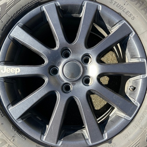 WK36 グランドチェロキー　スタッドレスjeep純正ホイール付 WK36 グランドチェロキー スタッドレスjeep純正ホイール付-家電 生活