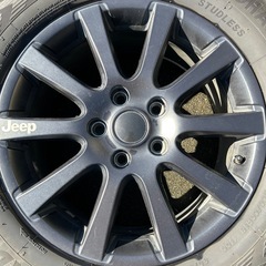 WK36 グランドチェロキー　スタッドレスjeep純正ホイール付の画像