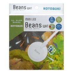 寿工芸 コトブキ ミニLED ビーンズ ライト　ホワイト 2個 アクアリウム　　テラリウムの画像